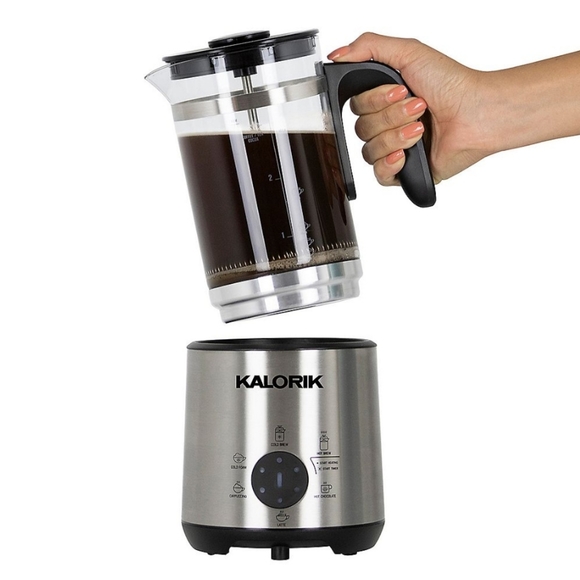 ☕ NIB‼️ Kalorik brand Stainless Steel Barista French Press - Picture 7 of 14